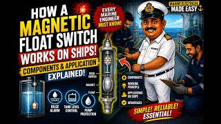 How a Magnetic Float Switch Works on Ships | Components, working & application Explained!
