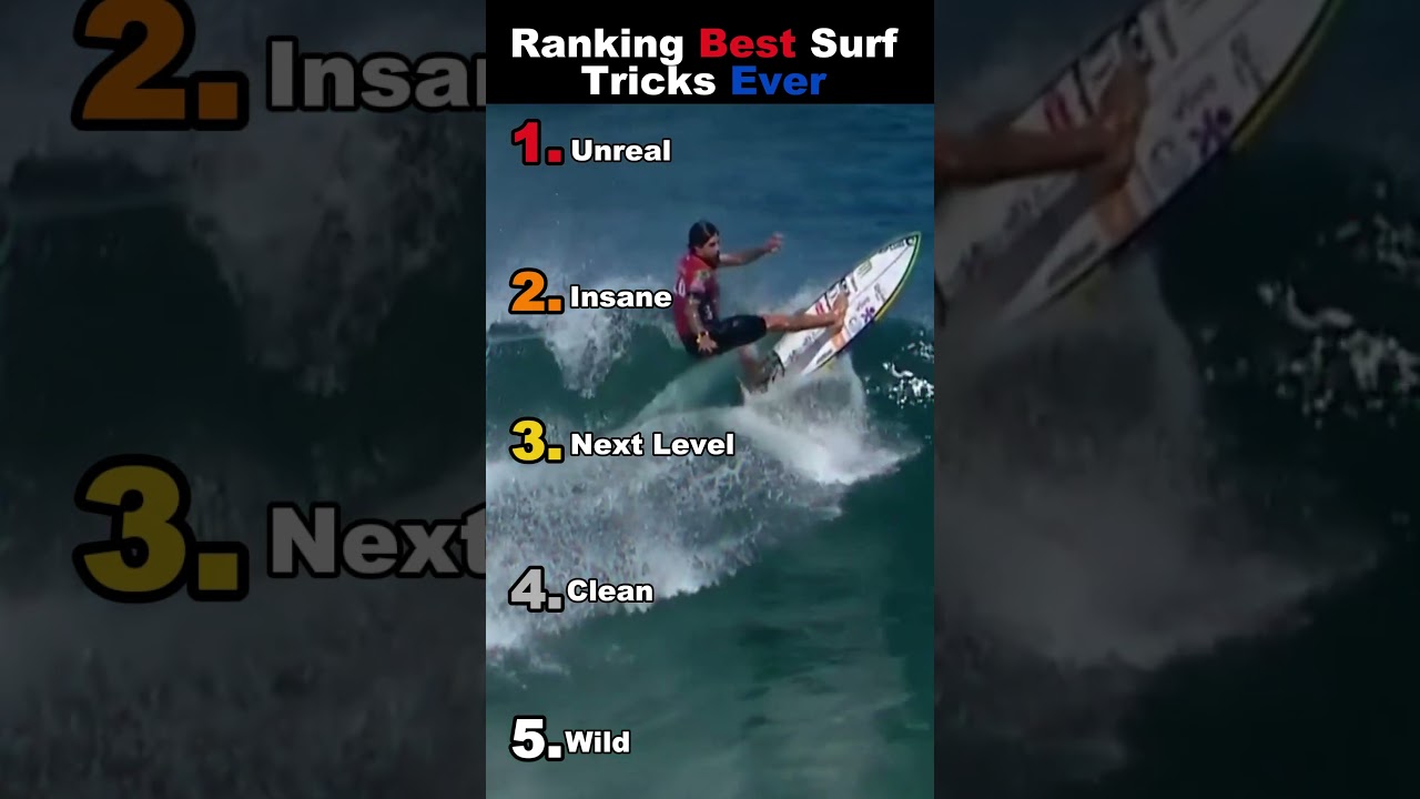 Ranking BEST Surf Tricks EVER  