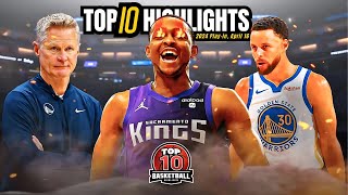 NBA TOP 10 HIGHLIGHTS | Golden State Warriors vs Sacramento Kings 2024 Play-In | April 16 Game Recap