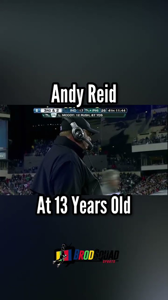 Andy reid punt pass and kick competition at 13 years old youtube