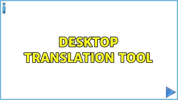 Ubuntu: Desktop translation tool (4 Solutions!!)