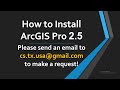 How to Install ArcGIS Pro 2.5 / ArcGIS Pro 2.5 Kurulumu