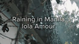 Raining in Manila