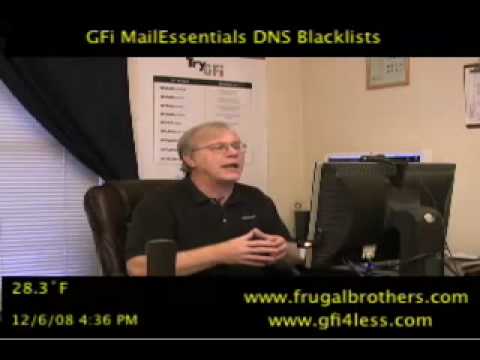 Configuring DNS Black Lists in MailEssentials - FrugalTech