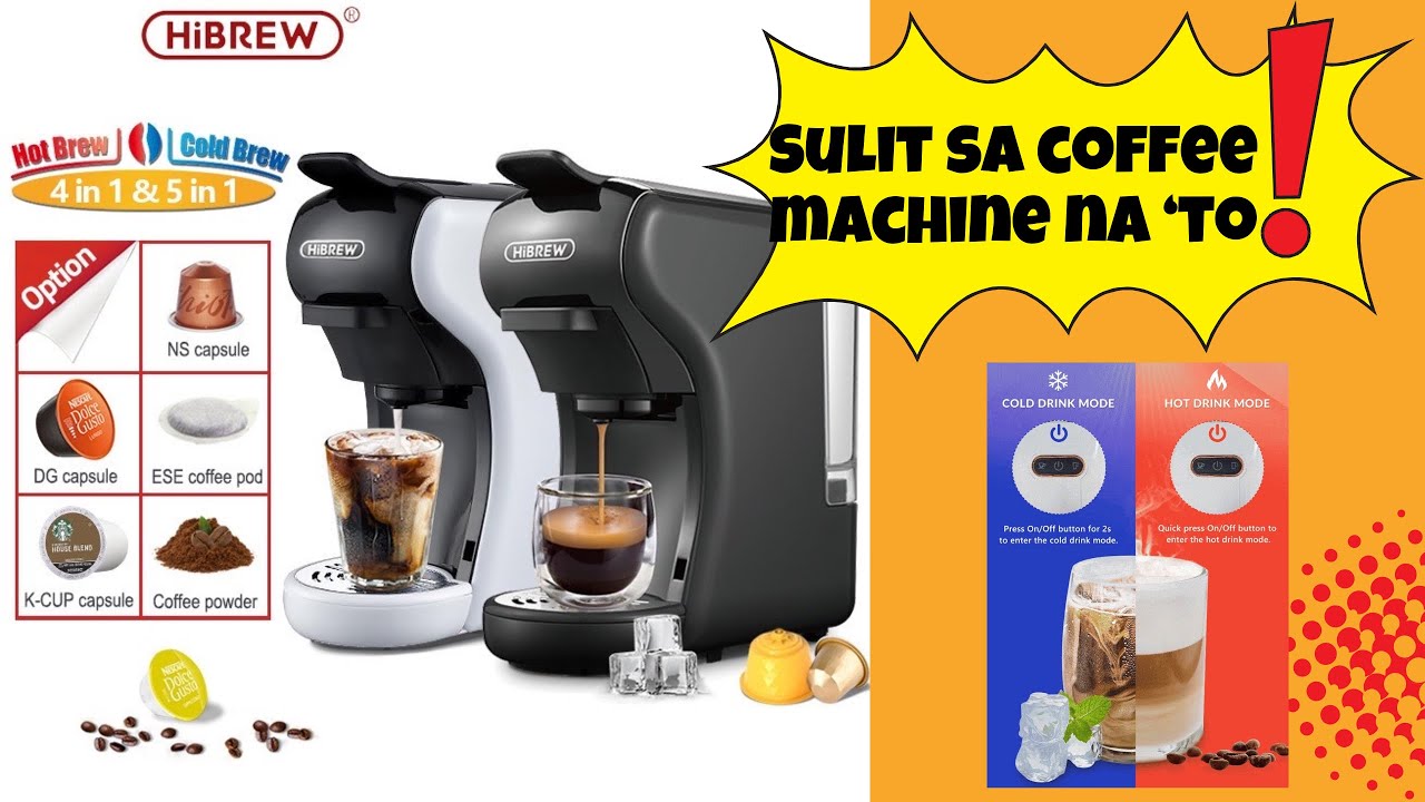 Sulit!!! HIBREW Coffee Machine review YouTube