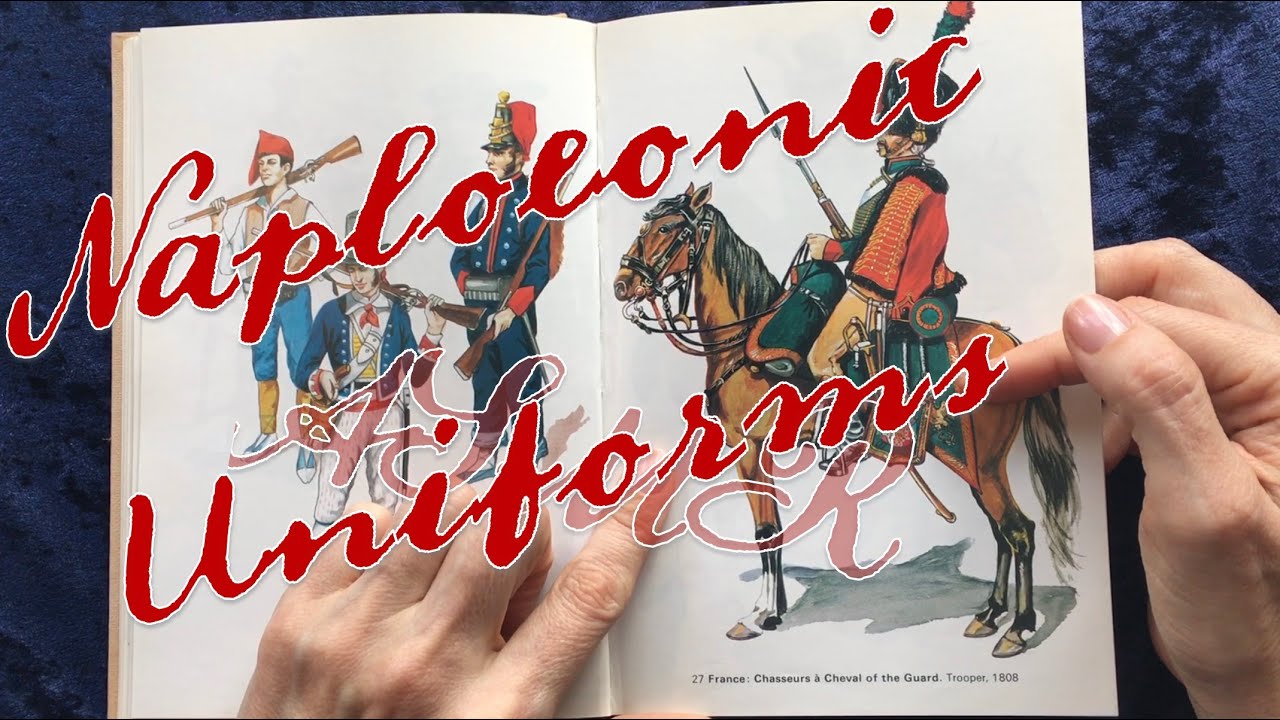 Napoleonic Uniforms 📚[ASMR] whispered book paging
