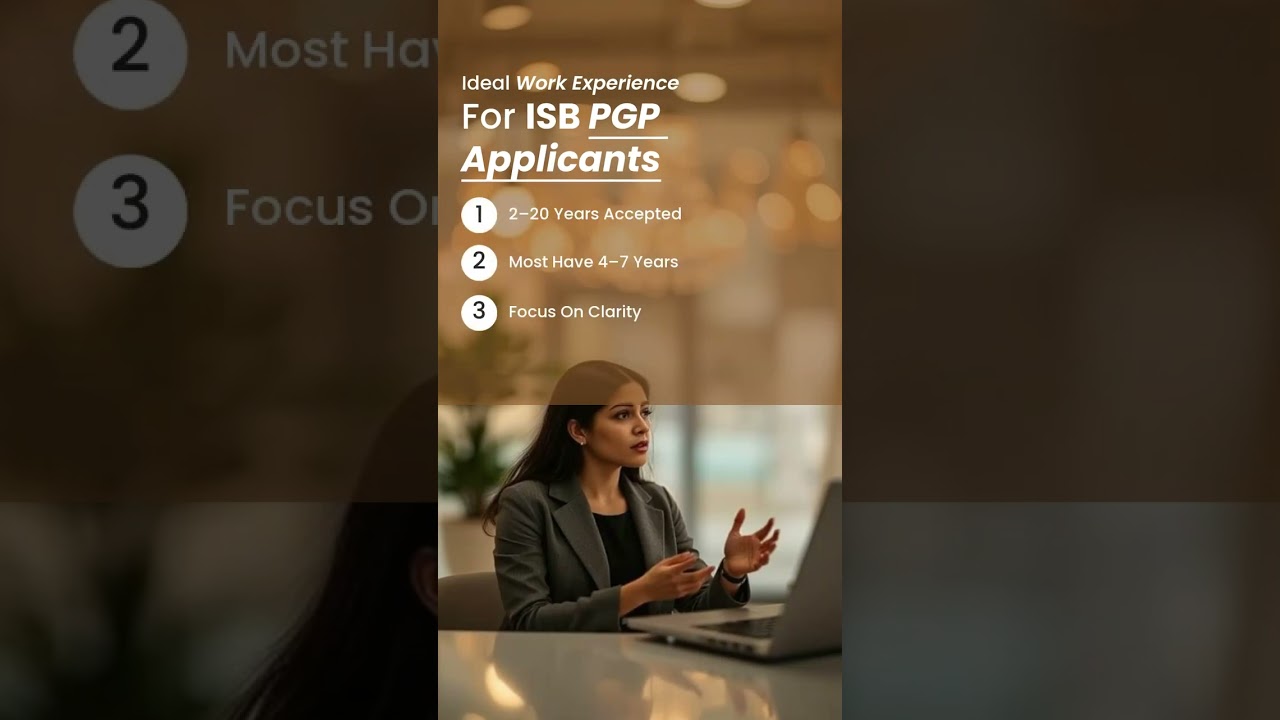Ideal Work Experience for ISB PGP Applicants