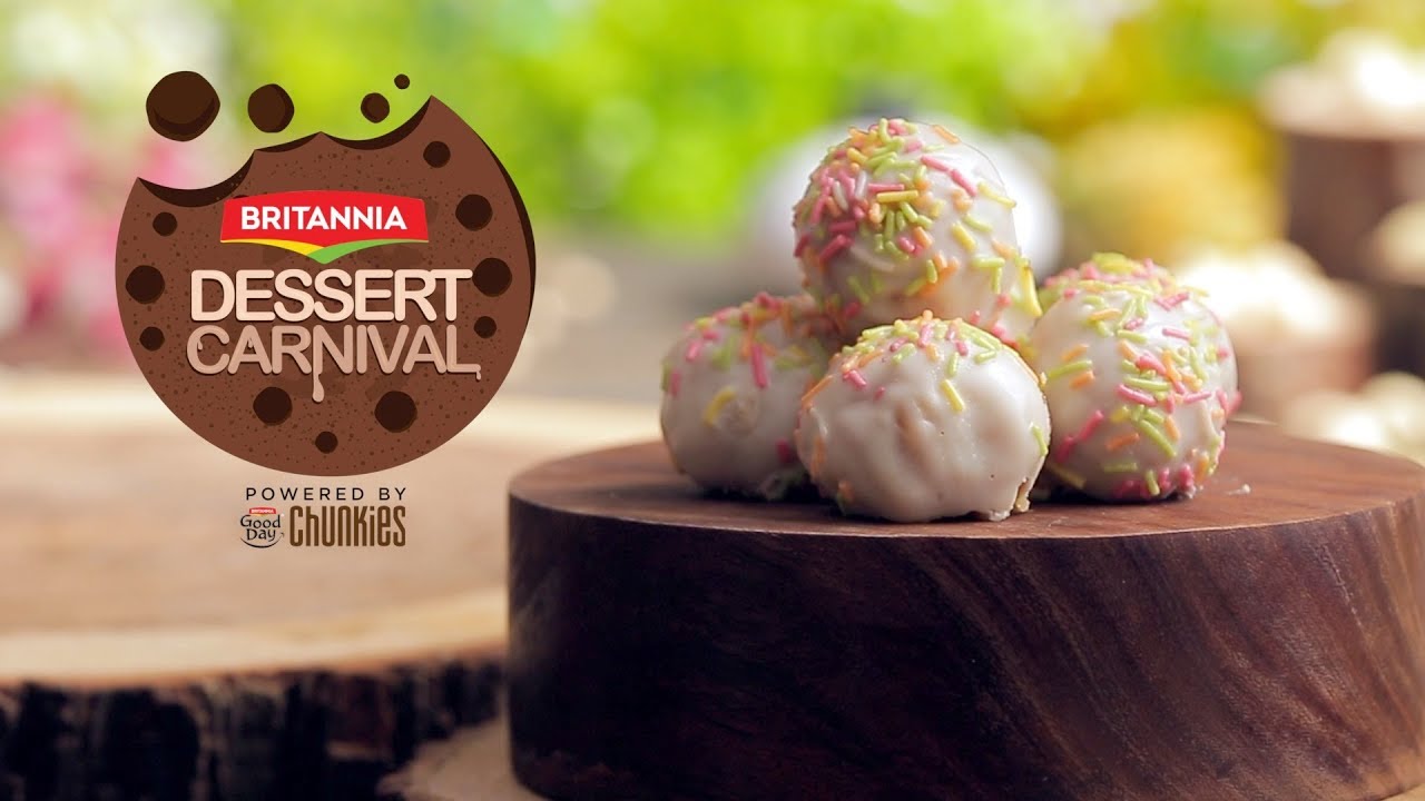 Sugar Cookie Truffles Recipe | How To Make Eggless Sugar Cookie | Britannia Dessert Carnival | India Food Network