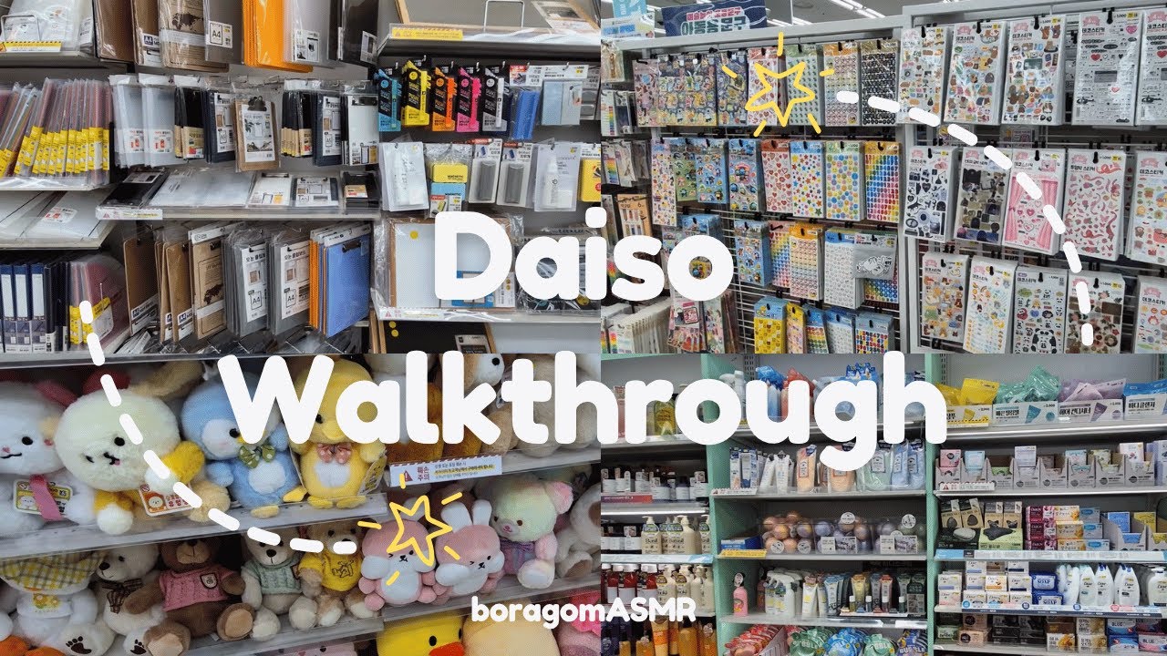 「 ASMR 」 Daiso Walkthrough | 다이소 매장 둘러보기 | Soft Spoken