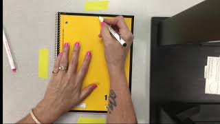 8th grade LA Notebook SRRMS