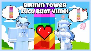 Agmal Bikin Tower Lucu Buat Vimei Di Roblox