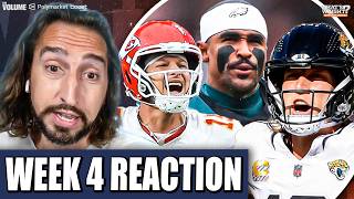 NFL Week 4 Reaction: Chiefs STAY UNBEATEN vs Raiders, Jaguars officially CONTENDERS? Eagles fixable? screenshot 3
