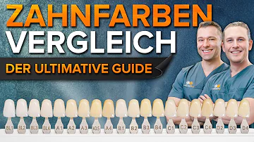 Wie sieht die Zahnfarbe A1 aus?