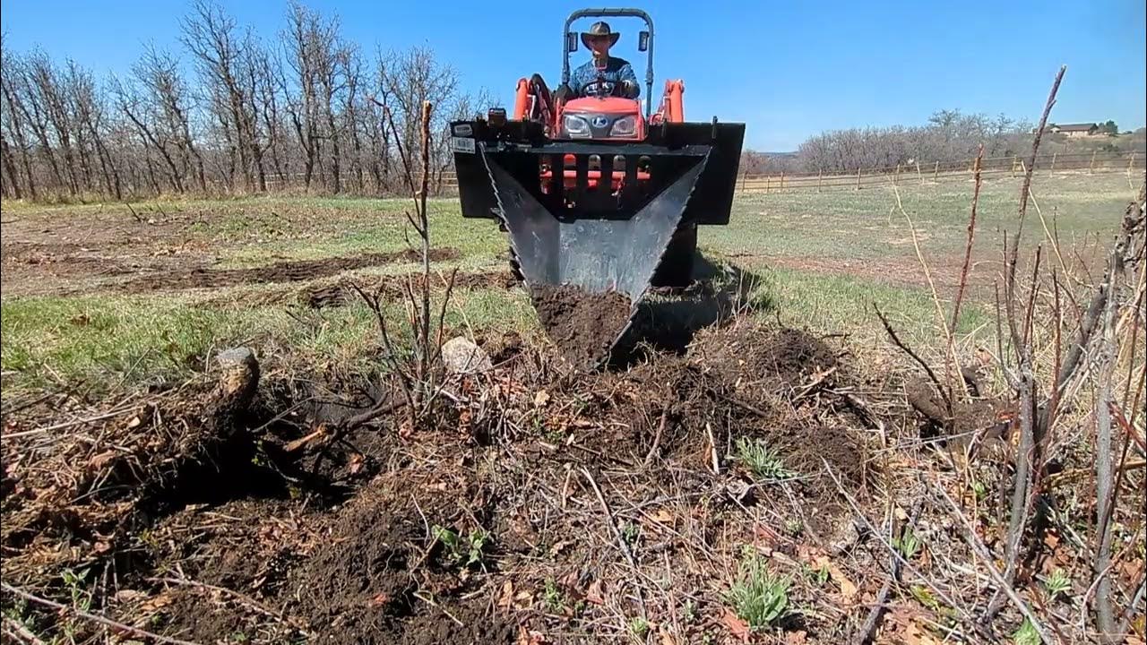 Titan Stump Bucket V2 On Kubota B2601 YouTube