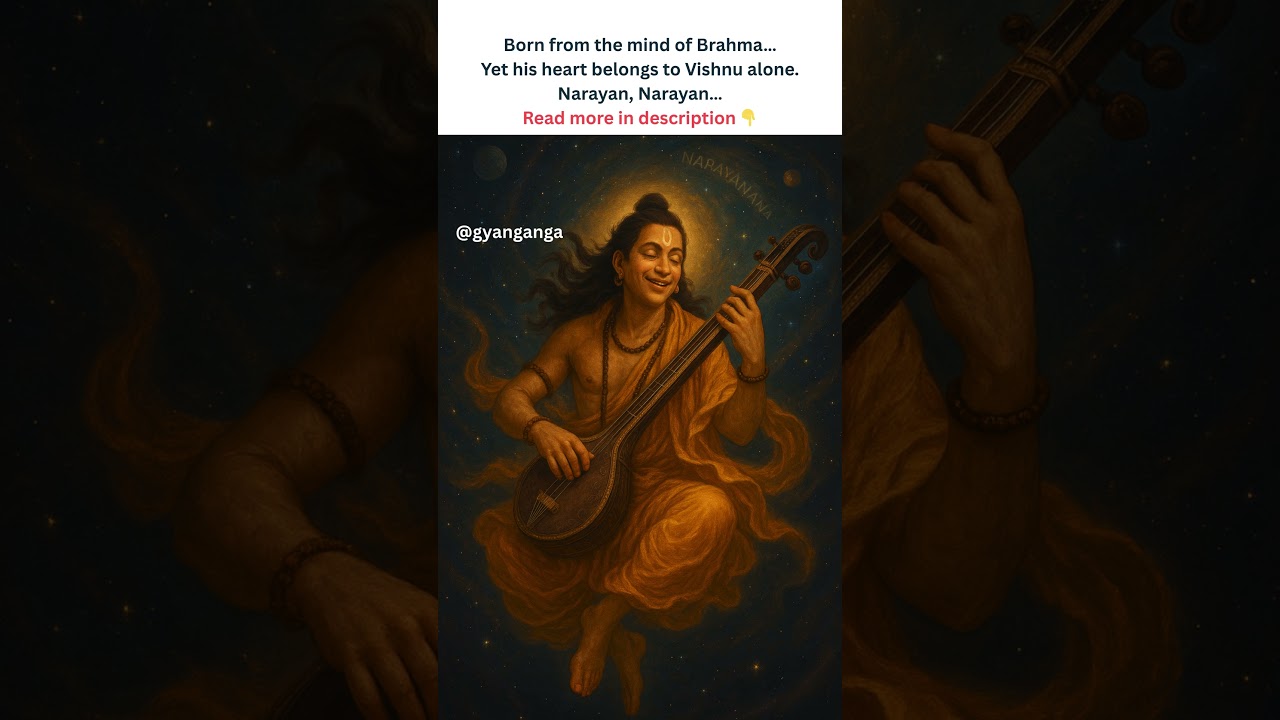 Narada Muni | Son of Brahma & Cosmic Messenger | Gyan Ganga Shorts 