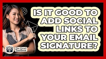 Is It Good To Add Social Links To Your Email Signature?