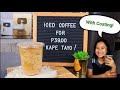 ₱39.00 Iced Coffee para sa Mainit na Panahon! Recipe is with costing!