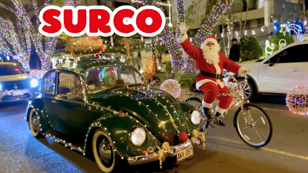 Recorrido por la CALLE más HERMOSA en NAVIDAD🎄🎅🏼 ¡DEBES VISITARLA! Surco