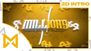 「AE」Awesome Gold 2D Intro | Manic Intros | filler upload | not back | 15 lieks