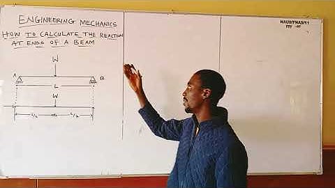 Structural Analysis | Reactions at Supported Beam Supports | Engineering Mechanics...