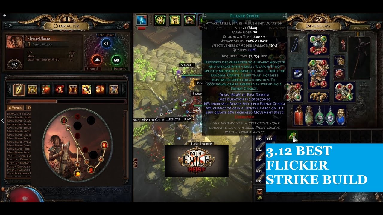 In-depth Full Physical Impale Flicker Strike Berserker Build Guide ...