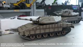 The customized Henglong 1/16 rc 3958 Merkava tank