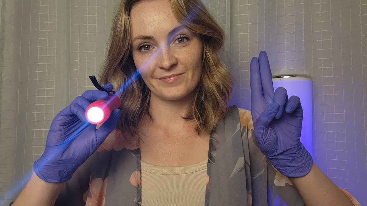 ASMR 30 minute cranial nerve exam