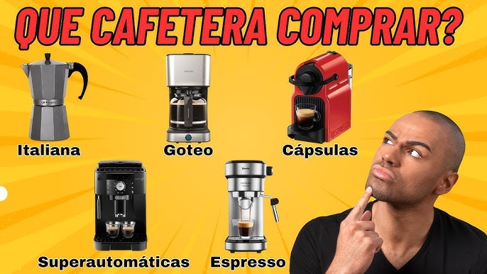 Qué saber antes de comprar una máquina de café: De filtro, de brazo o de  cápsulas