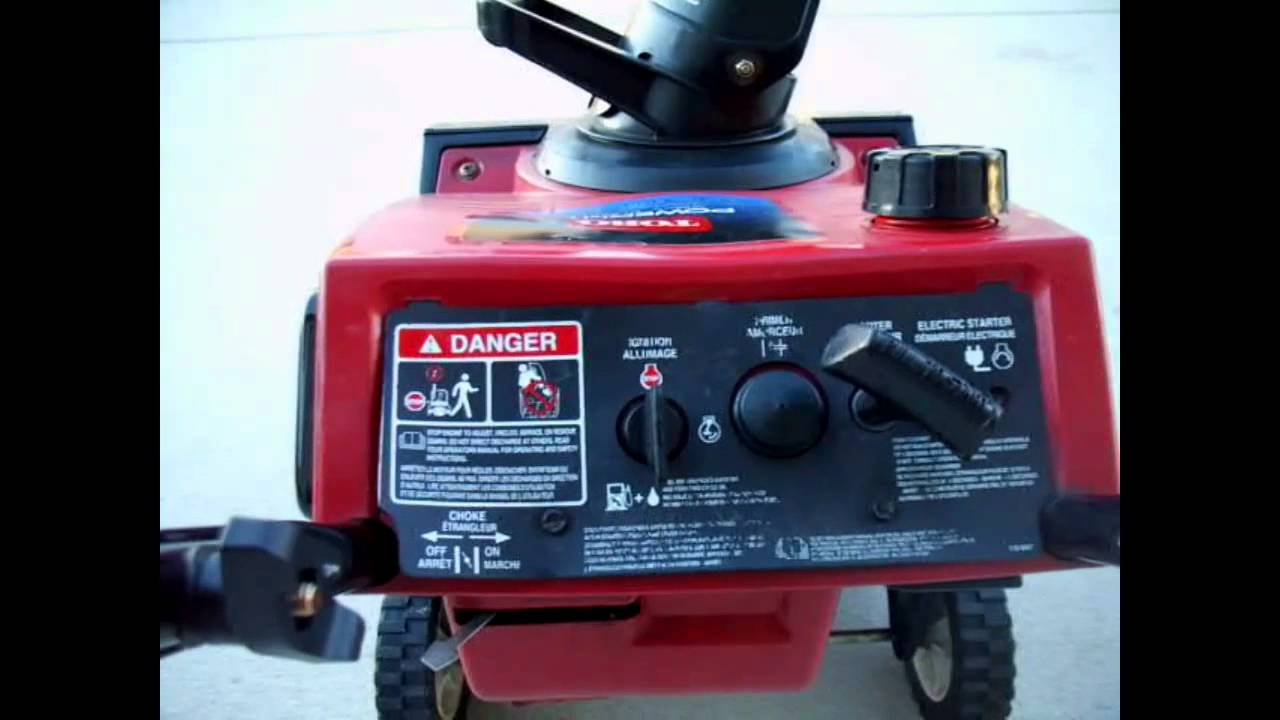 Toro powerlite 98cc cold start and update - YouTube