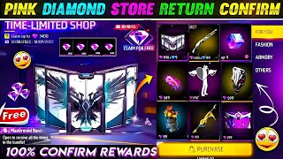 Pink Diamond Store 100% ✅?| Free Fire New Event | Ff New Event | Ff new event today