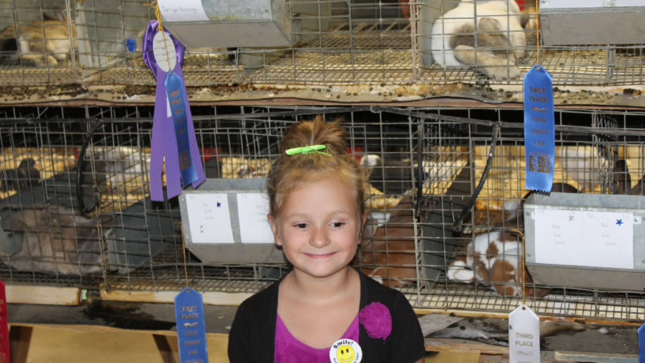 Mckaylee and Kori at the Cache County Fair 2017