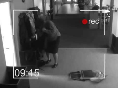 schoolteachers caught by security camera