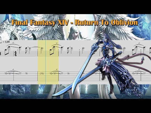 Final Fantasy XIV Return To Oblivion Melodia Áudio Tab