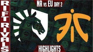 TL vs FNC Highlights | Rift Rivals 2018 NA vs EU Day 2 Groups | Team Liquid vs 100 Fnatic