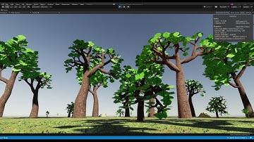 Basic Mostly Procedural Natural Unity HDRP Scene