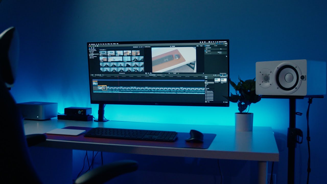 Modern Desk Setup Every Creative Need (Office Tour 2024) - YouTube