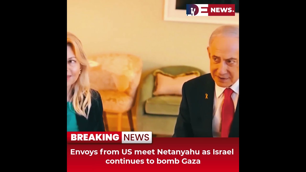 Desitdown News (Посланники США встречаются с Нетаньяху, пока Израиль продолжает бомбить Газу) 