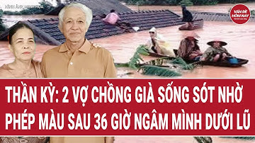 Thần kỳ: 2 vợ chồng già sống sót nhờ phép màu sau 36 giờ ngâm mình dưới lũ | Vấn đề hôm nay
