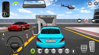  Luxury Car Parking Challenge with Red Tesla | Realistic Parking Gameplay 2026 3D DRIVING CLASS  screenshot 3