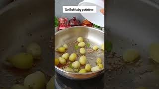 Baby potato fry ??baby potato recipe healthyfood tasty