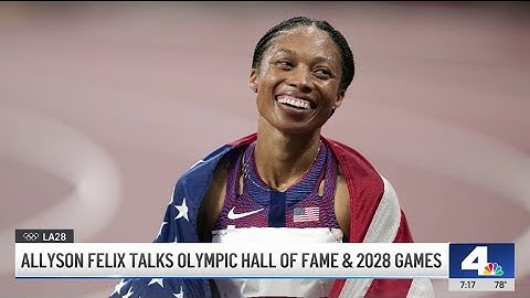 Allyson Felix speaks on her Olympic Hall of Fame induction, excitement for LA28