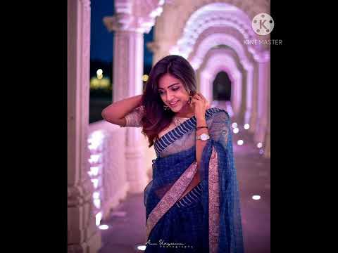 Poses in saree for girls | saree aesthetic photoshoot ✨ | self portraits |  - YouTube