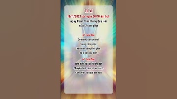 Tử vi ngày mai 18/11 của 12 con giáp thế nào #shorts