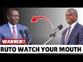 TENSION In STATEHOUSE as Ndindi NYORO Sends tough warning to RUTO