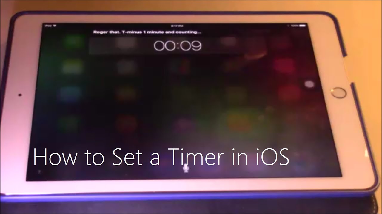 How to Set a Timer in iOS Video by Krishna Das - YouTube