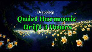 Quiet Harmonic Drift 3 Hours | Deep Sleep Piano