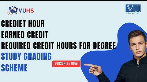 What are credit hours / How to earn credit hours / What is vu study grading scheme