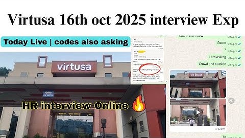 virtusa interview experience 16th oct 2025|20 to 30min interview Time | virtusa interview questions
