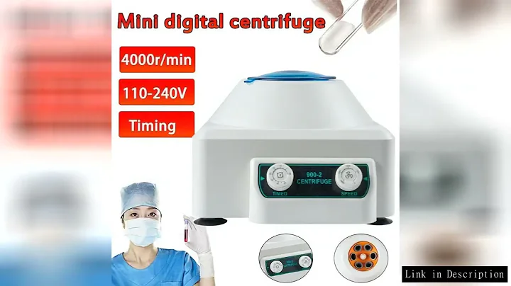 Laboratory Electric Centrifuge 900-2 Low Speed 4000rpm 2086xg 6*20ml EU US Plasma Serum PRP PRF Sepa