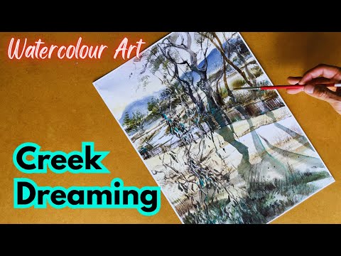 Watercolour Techniques: The Gentle Flow of Australian Creeks